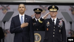 Президент США Барак Обама в Вест-Пойнте.