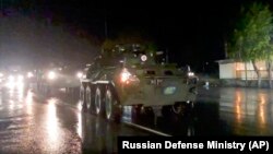 Արցախ - Ռուսաստանցի խաղաղապահները մտնում են Ստեփանակերտ, 12-ը նոյեմբերի, 2020թ.