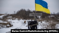 «Дорога життя» на покинутій позиції «Грозові ворота» на шляху до Кримського