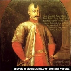 Один із організаторів козацького війська, гетьман, князь Дмитро Вишневецький (близько 1517–1563/1564). Портрет XVIII століття. Вважається, що саме він став прообразом легендарного Байди – оспіваного в народних думах героя