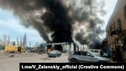 Наступствы расейскага ўдару па Крывым Рогу 2 красавіка 2025 году