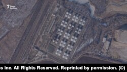 Склад палива «Крістал» у районі Енгельса, супутникове фото від січня 2024 року