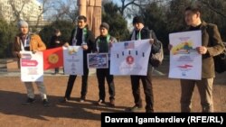 Акциянын катышуучулары.