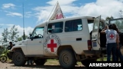 Нагорный Карабах - Обмен телами близ местечка Баш-Карвенд, 10 апреля 2016 г