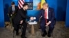  Ukrainian President Volodymyr Zelenskyy (left) shakes hands with US President Donald Trump during their meeting on the sidelines of the NATO summit in The Hague on June 25. 