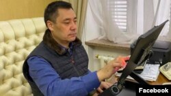 Садыр Жапаров. Сүрөт анын "Фейсбуктагы" баракчасынан алынды.