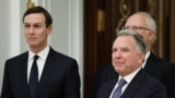 U.S. special envoy Steve Witkoff (right) and Jared Kushner are pictured at the Kremlin, where they met with Russian President Vladimir Putin on December 2.