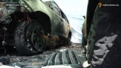 В Донецьку спалили автомобілі ОБСЄ