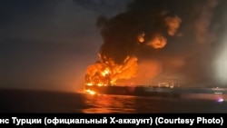 Qara dənizdə "Kairos" tankerində yanğın. 28 noyabr 2025