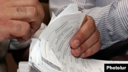 Armenia – Ballots recounted at the Grosecutor-General’s office, Yerevan, 03Jun2009