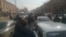 Armenia - Angry residents of Gyumri protest after the killing of six local residents allegedly committed by a Russian soldier, 14Jan2015. (Photo courtesy of Asparez.am)