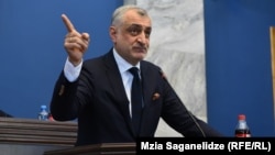 Мамука Хазарадзе в парламентском комитете, 4 марта 2019 г.