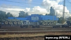 Arbiy tehnika, demiryol vokzalı, Canköy. Qırım, 2021 senesi sentâbrniñ 29-ı