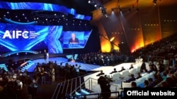 Эл  аралык Астана финансы борборунун  ачылышы. 5-июль, 2018-жыл. 