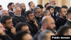Armenia - Parish priests of the Armenian Apostolic Church attend a conference in Echmiadzin, July 11, 2025.