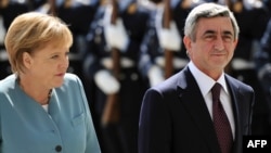 Ангела Меркель и Серж Саргсян, Берлин, 22 июня 2010 г.