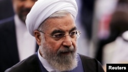 Eýranyň prezidenti Hassan Rohani.