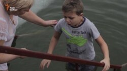 Як святкували Водохреще у прифронтових містах на Донеччині (відео)