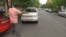 Armenia - A paid parking area in Yerevan. 