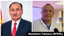 Алымкадыр Бейшеналиев жана Сабырбек Жумабеков. 