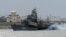 Ukraine -- A Russian Navy ship arrives at the harbor of Sevastopol, Crimea, March 6, 2014