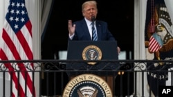 Президент США Дональд Трамп виступає у Білому домі – вперше після повернення лікарні