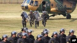 Війська EUFOR під час навчань на своїй базі поблизу Сараєва у 2023 році