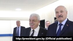 Міхаіл Гусман і Аляксандар Лукашэнка, чэрвень 2017