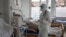 Ukraine -- Doctors provide care to patients with COVID-19, Ovruch, Zhytomyr region, 16 March 2021