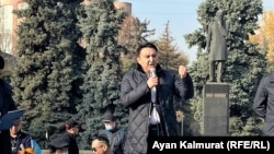 Гражданский активист, лидер незарегистрированной партии «Ел тиреги» Нуржан Альтаев. Архивное фото