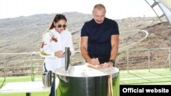 Ալիևները Շուշիում, 2021թ․