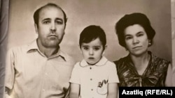 Атласиның улы Угыз, кызы Әлфия һәм хатыны белән