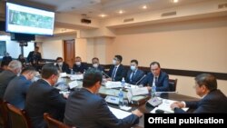 Министрлер кабинетинин жыйыны. 