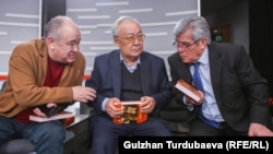 Өмүрбек Текебаев, Абдыганы Эркебаев, Сүйүнбек Касмамбетов. Китептин бет ачары, 11-февраль, 2022-жыл.