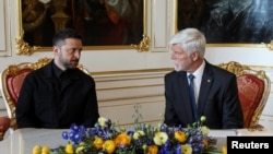 Президент Чехії Петр Павел зустрівся з президентом України Володимиром Зеленським, Чехія, Прага, 4 травня 2025 року