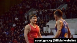 Жоламан Шаршенбеков Бишкектеги мелдештердин биринде (солдо) 18.01.2021