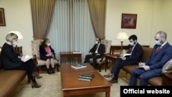 Արտգործնախարար Արարատ Միրզոյանի հանդիպումը Հայաստանում ՄԱԿ-ի մշտական համակարգողի պաշտոնակատար Լիլա Պիտերս Յահիայի հետ։