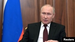 Орусиянын президенти Владимир Путин. 21-февраль, 2022-жыл.