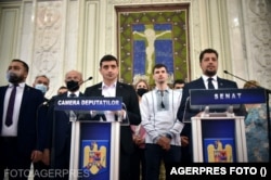 George Simion și Claudiu Târziu, pe vremea când împărțeau același partid