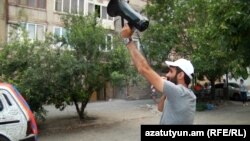 «Քայլ անող արդար արմավիրցի» նախաձեռնության անդամ Դավիթ Հովհաննիսյանը