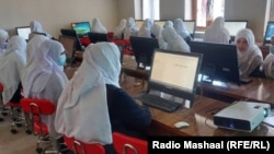 یک مکتب دخترانه در ولایت پکتیا. 14-04-2021