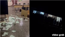 Участок в Абхазии после нападения (коллаж), 1 марта 2025 г.