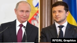Ռուսստանի և Ուկրաինայի նախագահներ Վլադիմի Պուտին, Վլադիմիր Զելենսկի, արխիվ