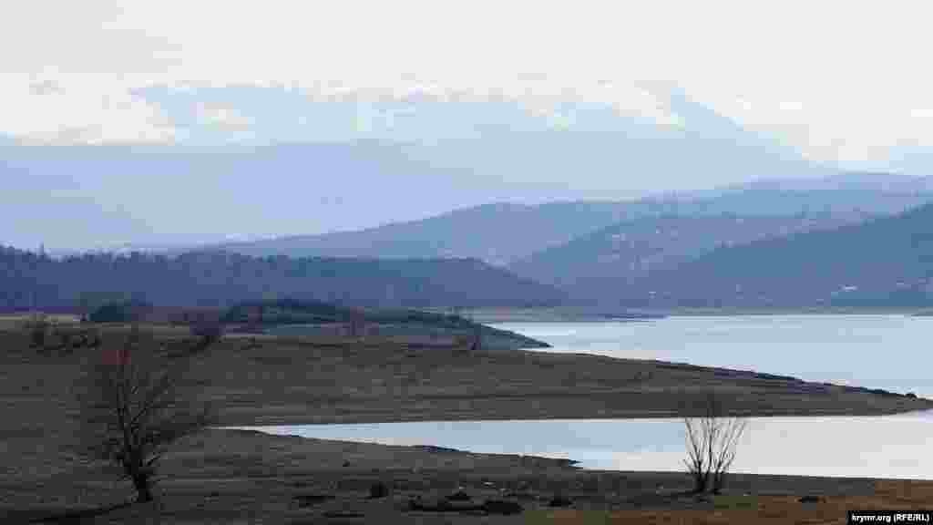 Водосховище помітно зменшилося у розмірах