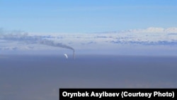 Бишкектин шаар четинен көрүнүшү. 