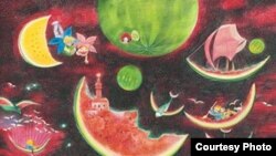 Вернисаж Марии Брожовой. Арбузная планета