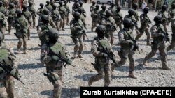 Վրաստան - Զորավարժություն «Վազիանի» ռազմակայանում, արխիվ