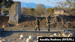 Ադրբեջանցի զինծառայողներ Աղդամում, արխիվ