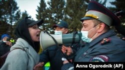 Алексей Навальныйдын боштондугун талап кылган Бурятиядагы саясий акция. 21-апрель, 2021-жыл. 