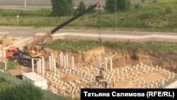 Строительство церкви в Заречном